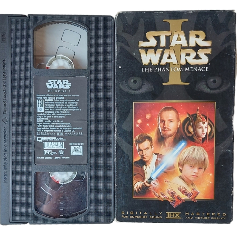 VHS- Star Wars- Phantom Menace